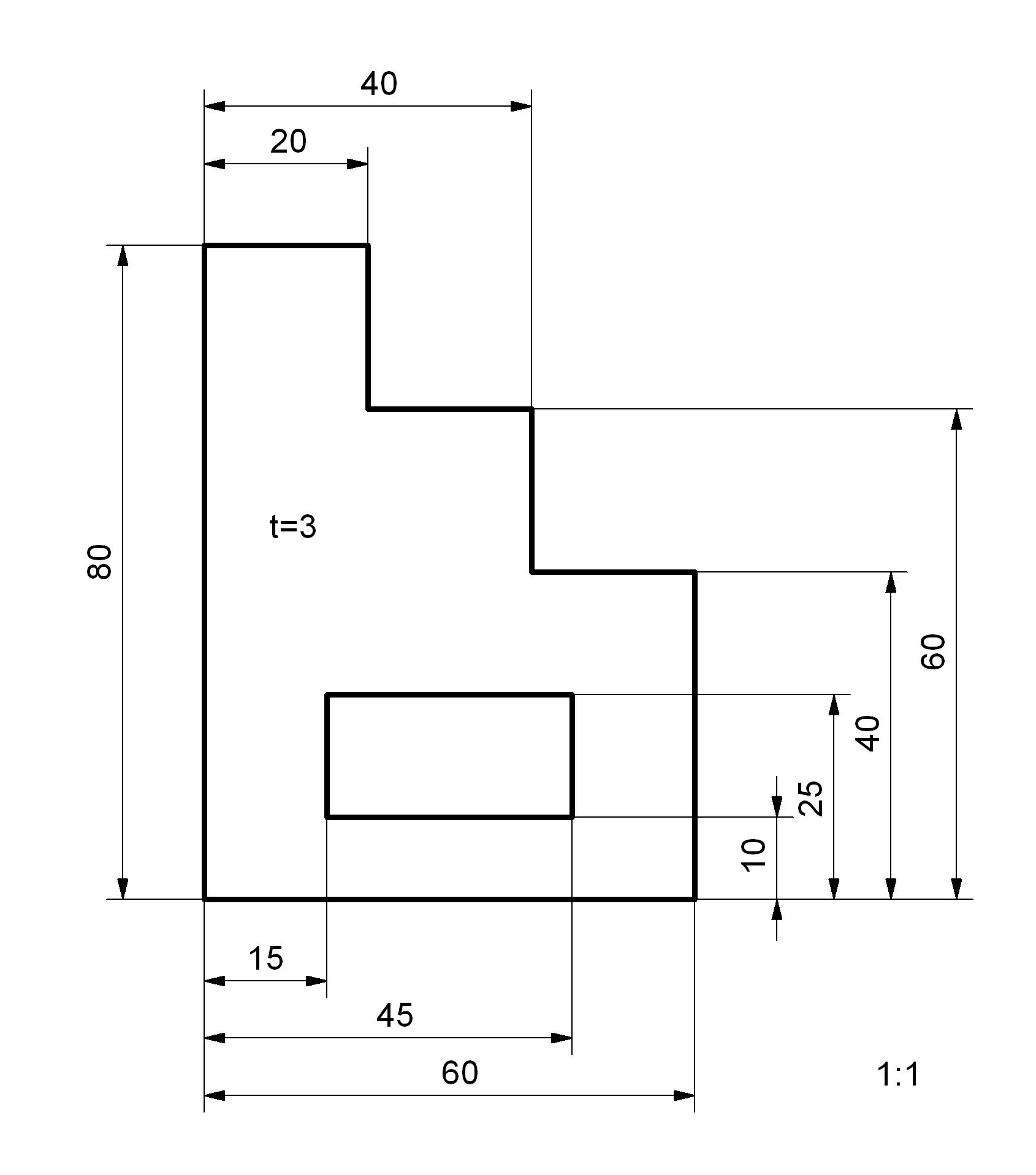 Flache Eckige Werkstücke In Einer Ansicht Lückentext Lösung Flache Werkstücke